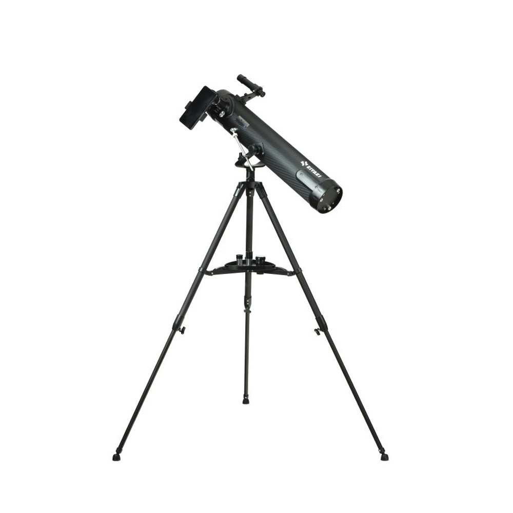 تلسکوپ نیمه حرفه‌ای زیتازی مدل F70076 PRO – بازتابی با بزرگنمایی 525 به همراه هلدر موبایل – مشکی