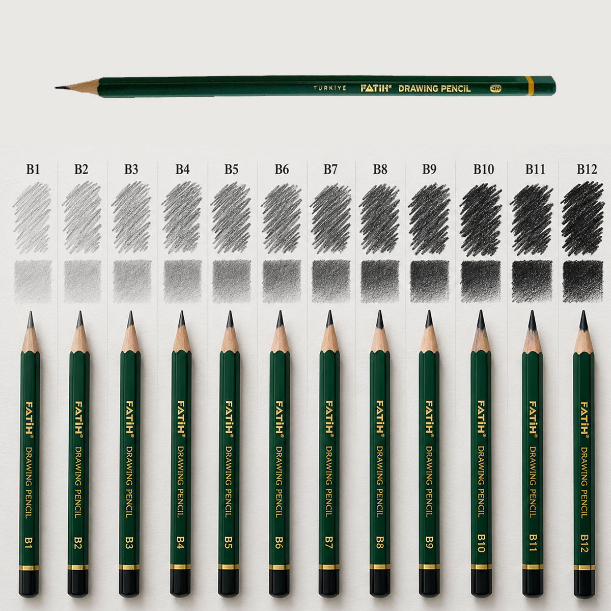 مداد طراحی فاتح جور | Fatih Gür Drawing Pencil | سری H